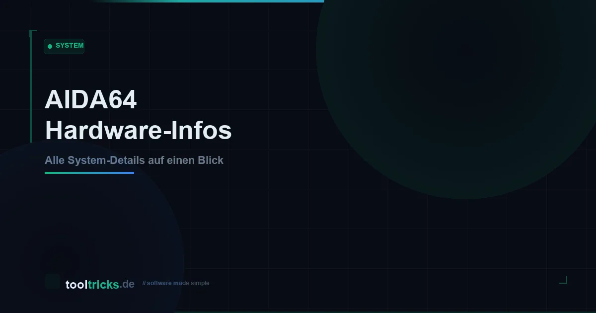 AIDA64 - System-Informationen